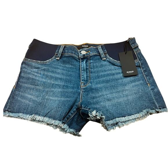 Hudson Jeans Gemma Mid Rise Maternity Denim Shorts Size 29 NWT - Picture 4 of 8